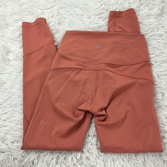 Lululemon In Movement Tight 25" *Everlux Rustic Coral - Picture 3 of 4